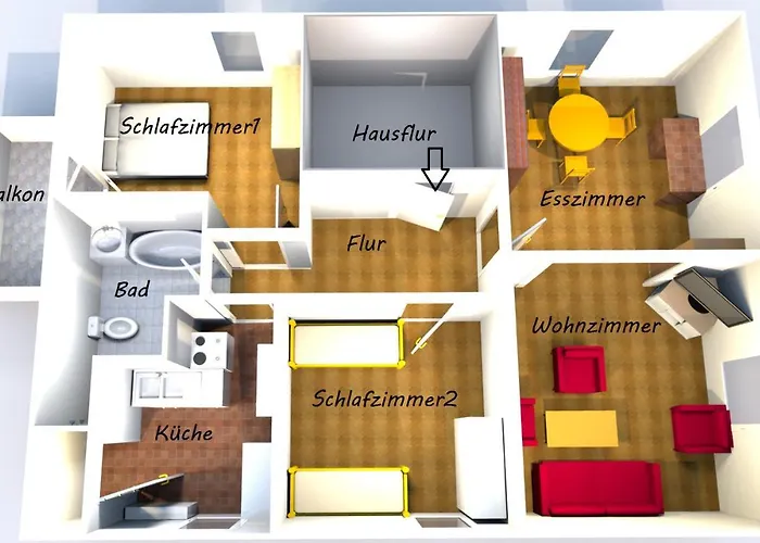 Appartement 95qm Heyde In Bester Wohnlage *